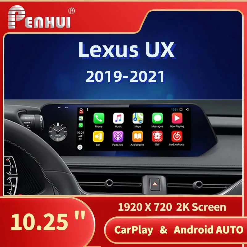 

Android Car DVD for Lexus UX ( 2019-2021) Car Radio Multimedia Video Player Navigation GPS Screen Audio USB Bluetooth