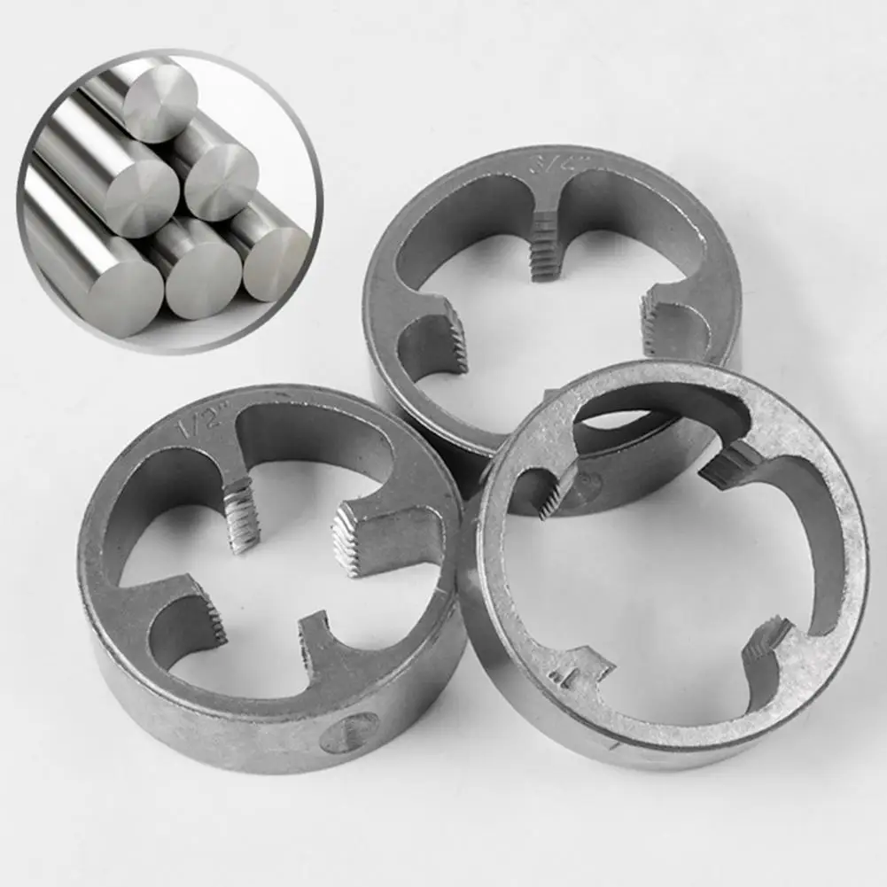 

Pipe Thread Tool Kit High Strength Pvc Thread Maker Tools for Pipe Round Die Set Easy Installation Plumbing Tool Kit for Diy