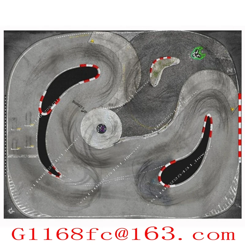 Suitable for Mosquito Car MINI-Z MINI-Q HGD1 DRZ XRX Mosquito Car Professional Drift Map, Track