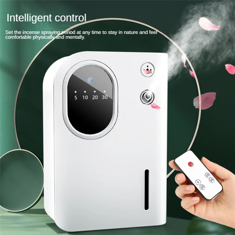 AA80-자동 정화 공기 에센셜 오일 분무 아로마 디퓨저 네거티브 아로마 테라피 기계 화이트 호텔 홈