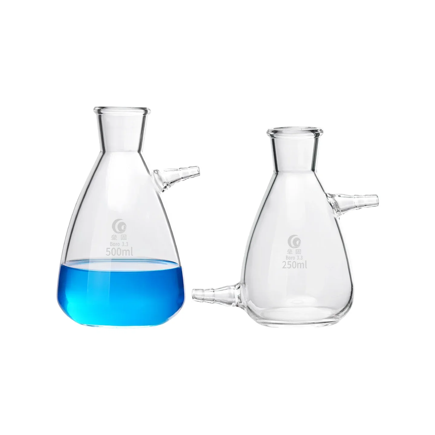 1pc Lab Upper and Lower Hole Bottle Filter Buchner Funnel Suction Flask