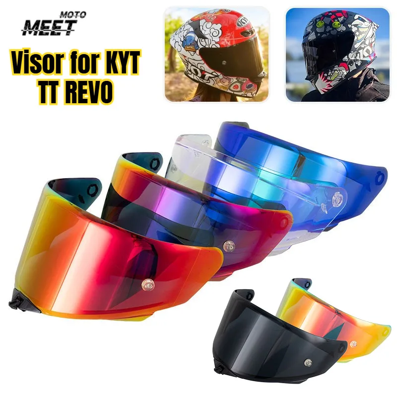 

Helmet Visor for KYT TT REVO Motorcycle Detachable Helmet Glasses Motorbike Helmet Lens Kaciga Casco Moto Tapecete