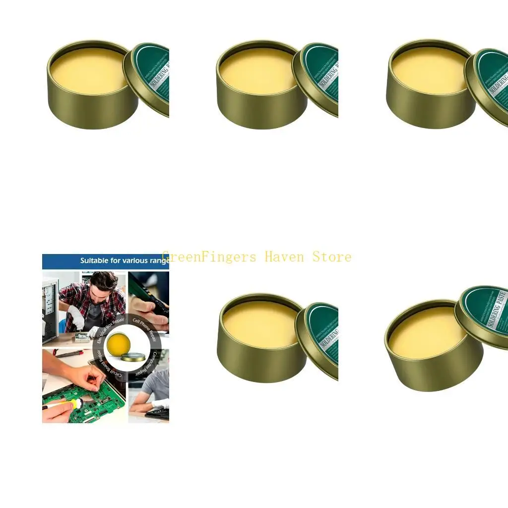 F68D Board Repair Solder Paste for Electronics Service and Manual Soldering, Smooth Paste Support for Assembly Tasks