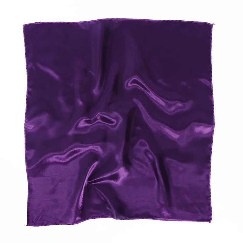 60cm Silk Satin Square Scarf Women Solid Neckercheif Shawl Hijab Female Hair Hand Wirst Foulard Bandana Head Tie Echarpe New