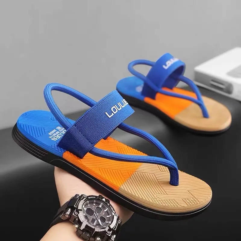 New Beach Sandals For Men Wear Pinch Slippers Outdoor Sandals and Slippers