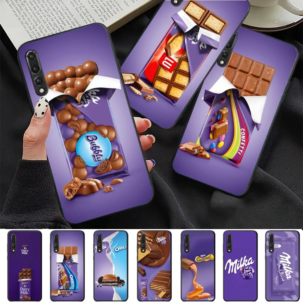 Chocolate Milka Box Phone Case For Huawei P 8 9 10 20 30 40 50 Pro Lite Psmart Honor 10 lite 70 Mate 20lite