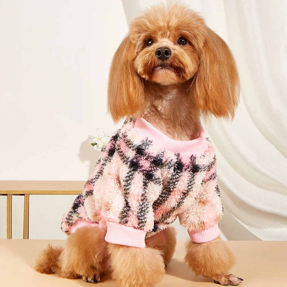 Ethnic Style Pet Clothes for Small Dogs Winter Warm Puppy Dog Cat Sweater French Bulldog Pomeranian Clothing mascotas Pullovers