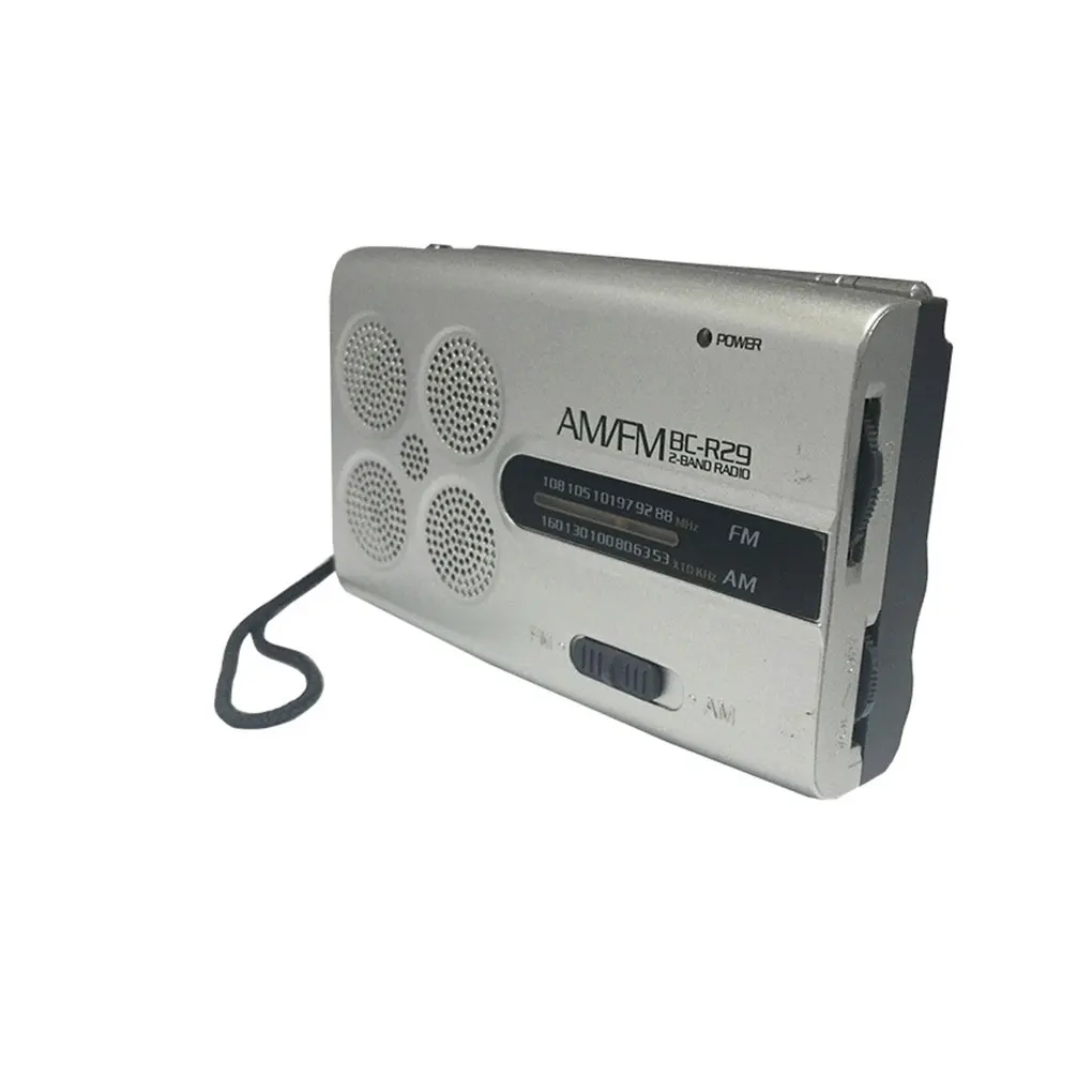 BC-R29 Mini Pocket Portable Radio AM FM Radio Receiver Music Morning Exercise Player