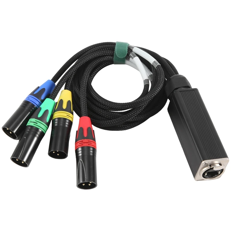 XLR 4-Channel 3-Pin Multi Network Stage And Studio Connection, XLR Male And Female Cable Stage Audio RJ45