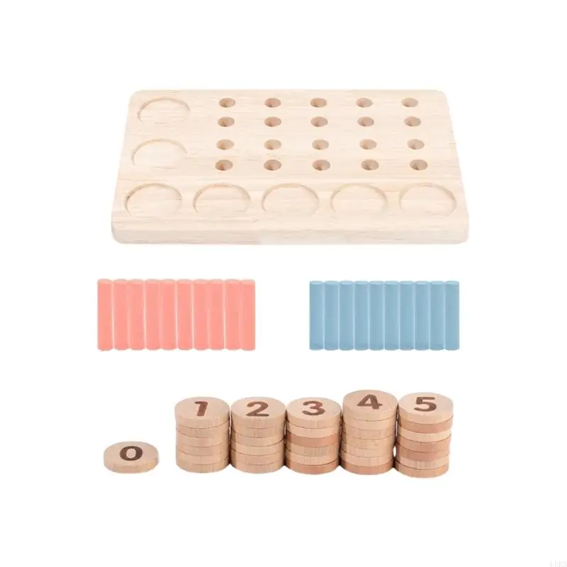 

Educational Counting Pegs Game for Kids Hands-On Learning Toy L8RB