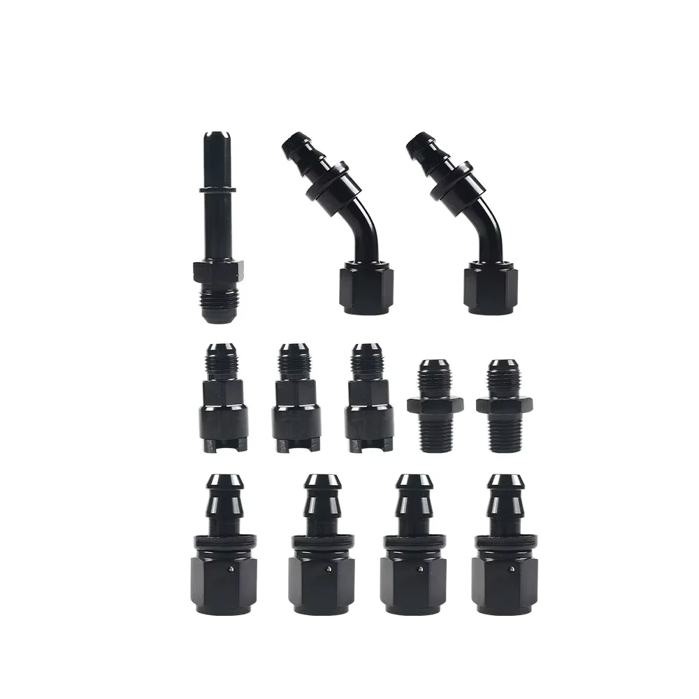 LS 변환 연료 필터 조절기 연료 분사 라인 설치 키트 EFI FI 압력 조절기 연료 설치 검정색 실버