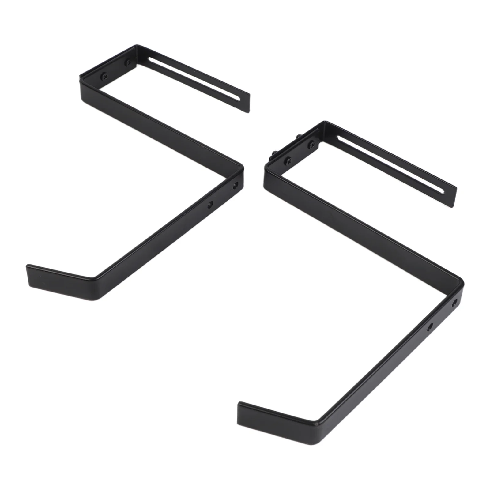Black iron adjustable flower pot support for balcony no drilling required simple installation space saving vertical garden rack