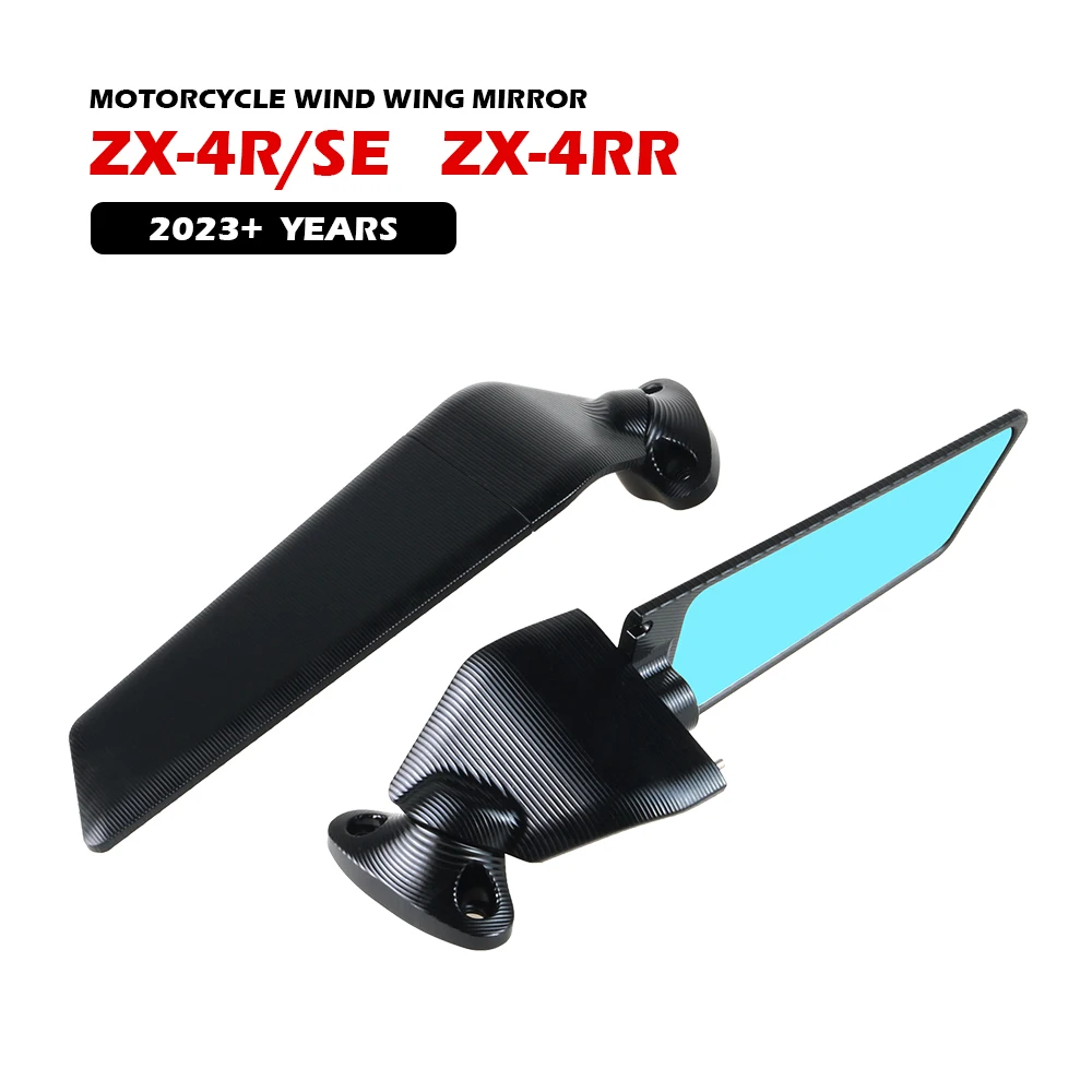 ZX4R ZX4RR Motorcycle Wind Wing Mirror For Kawasaki ZX 400 R RR Wing Rearview Mirror Accessories Parts