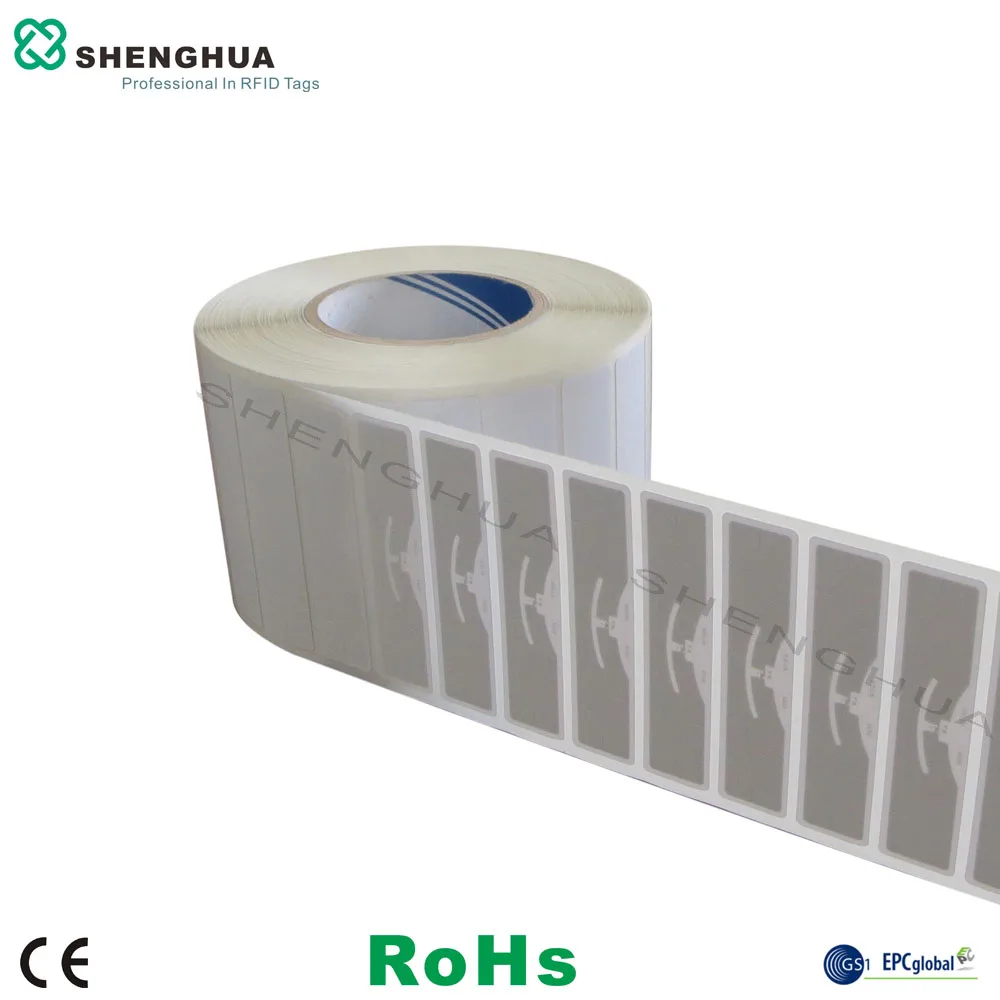 1000 Stks/partij Rfid Uhf Logistiek Printable Rfid Sticker Label Papier Sticker Tag Lange Bereik Lezen Voor Zebra Printer