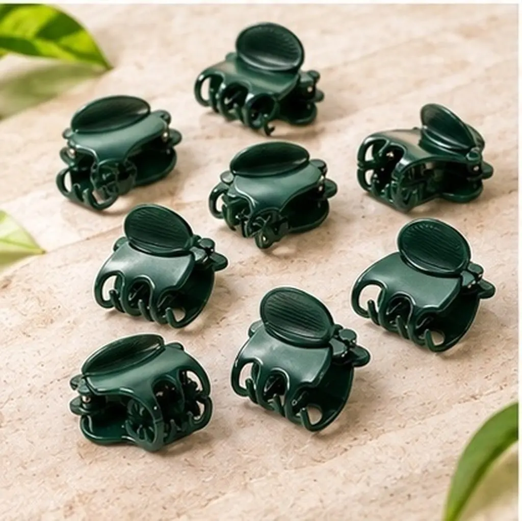 100Pcs Plastic Orchid Clips Plant Supporting Clips Easy Clip Release for Flower Stem Vine Support Plant Gripper