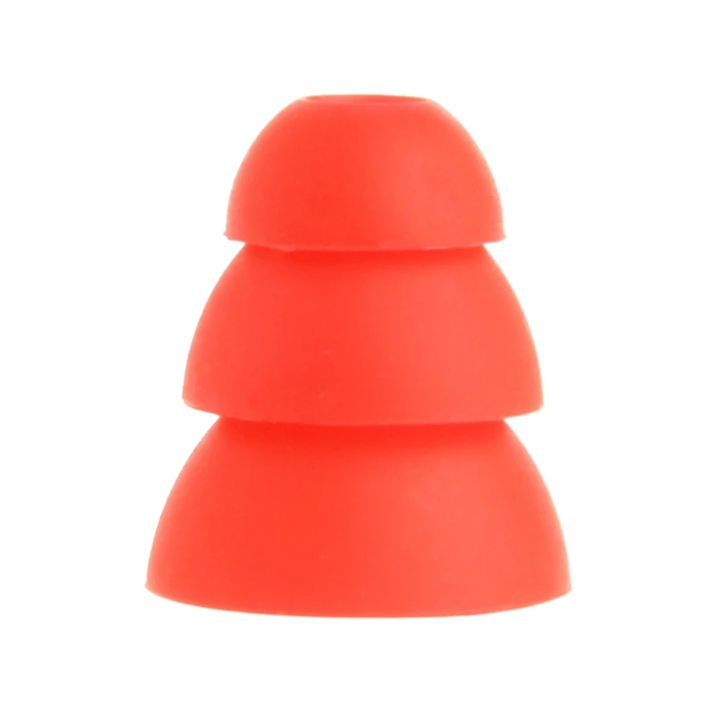 3 pares tampões ouvido silicone com redução ruído, tampões ouvido antirruído para proteger os ouvidos, isolar o