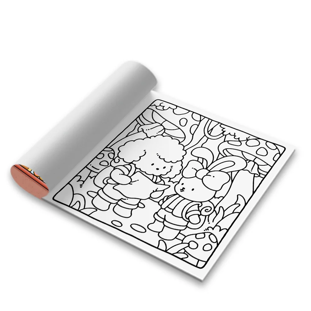 Cross-border Hot Thick Coloring Book, Graffiti Tracing & Hand Drawing Sketch Notebook