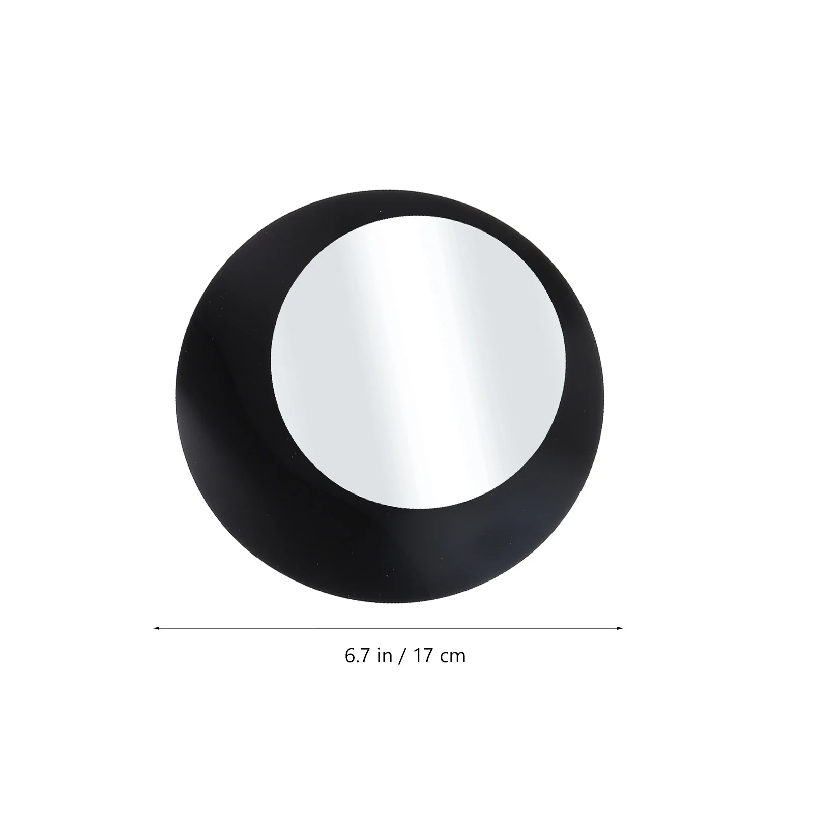 

DIY 3D Mirror Sticker Clock Silver Acrylic Wall Decal No Harm to Health Easy Paste Suitable for Living Room Kitchen Bedroom