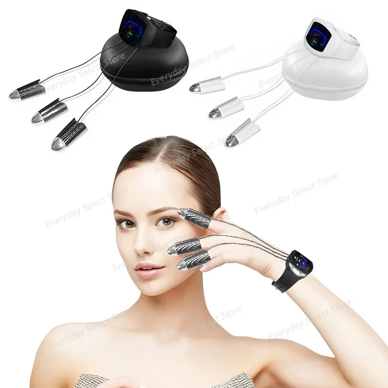 Microcurrent Golden‑Finger Beauty Device, EMS Massager for Face‑Lifting, Neck‑Firming and Skin‑Rejuvenation Care