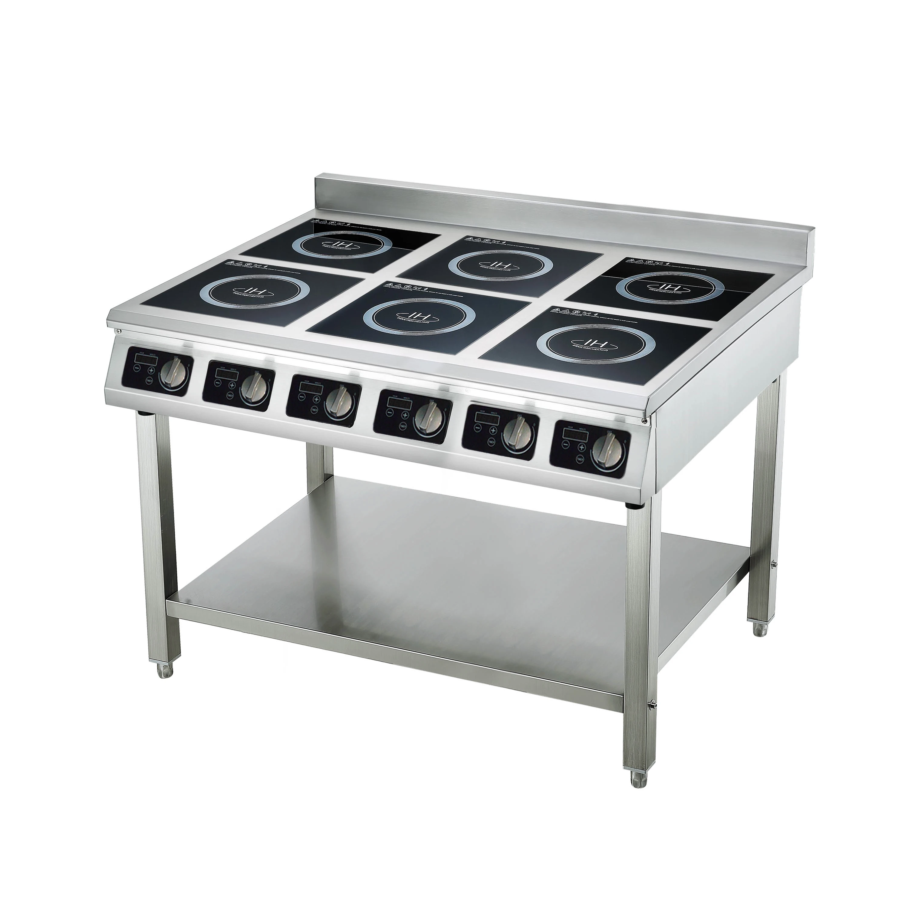 Hotel electric kitchen equipment four six burner induction stove, kitchen induction 2/4/6 burner electric cooker