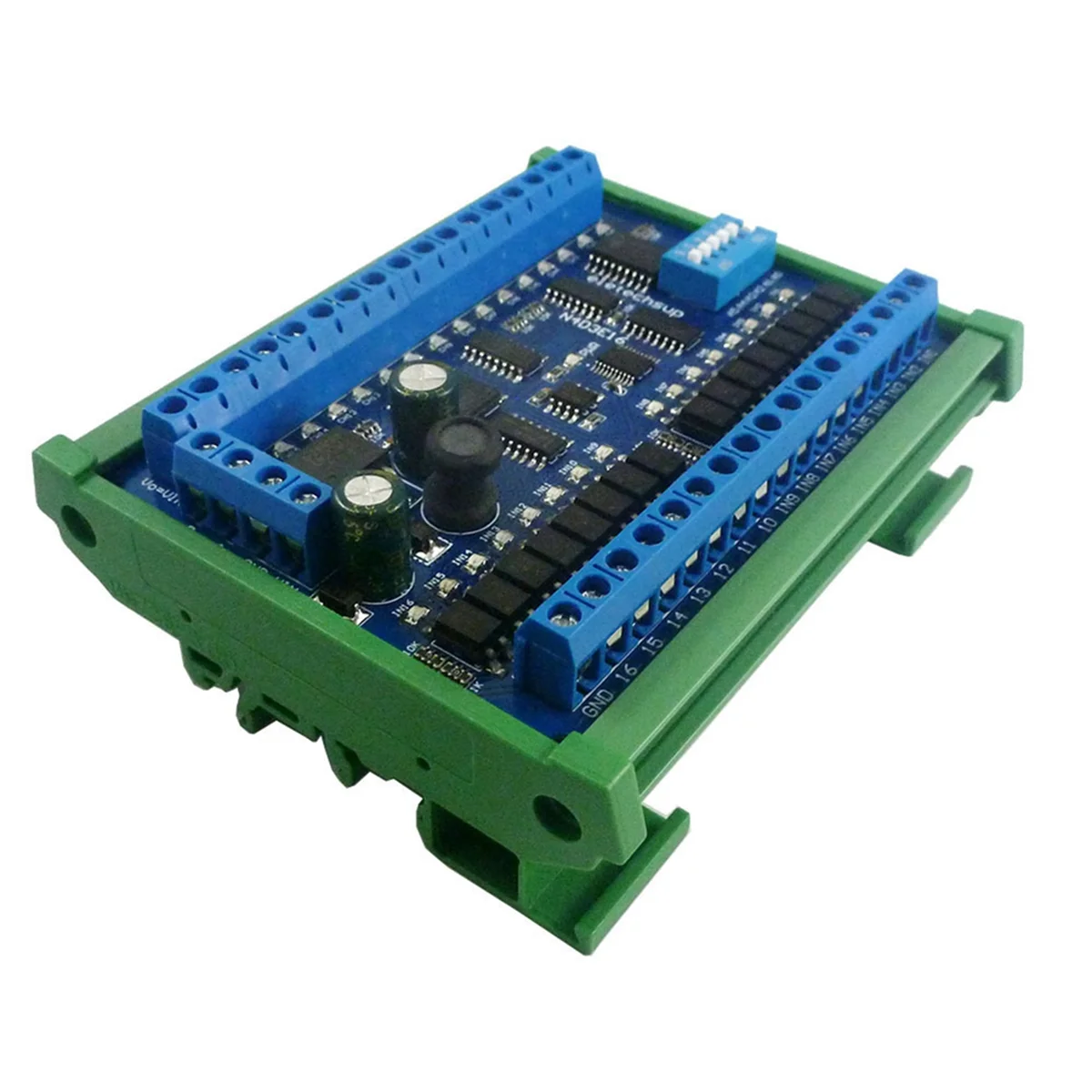 T36C DC 12V 24V 16 in 16 Out RS485 Remote Switch PLC IO Expansion Board Modbus RTU Multifunctional Convenience Module