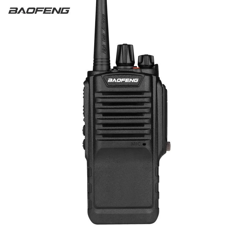 Baofeng walkie-talkie de alta qualidade ip67 à prova d'água resistente a quedas bateria de grande capacidade chamada criptografada intercomunicador portátil ao ar livre