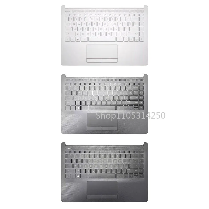 NEW Cover For HP 14-DF 14-DK 14-CF TPN-I130 340 G5 Laptop Palmrest Upper Case Top Housing US JP Keyboard Touchpad L24818-001