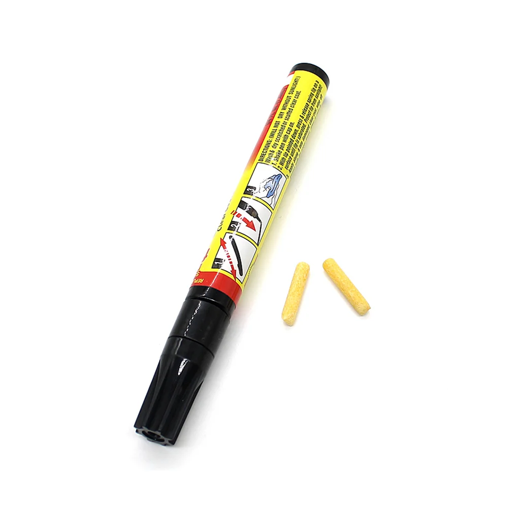 

Car Scratch Repair Pen Transparent 1.5X1.5X14.3Cm Plastic Auto Paint Touch Up Tool For Motorcycle Car Fixing Cleaning