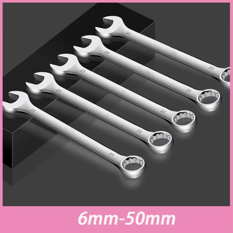 1Pcs Quick Ratcheting Combination Wrench 14/17/19mm Open & Box End Set - Rapid Auto Repair Professional Mechanic Tool