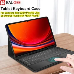 Keyboard Case for Samsung Galaxy Tab S9 Ultra FE Plus Case Bluetooth Wireless Tablet Keyboard for Tab S7 FE S8 S6 Lite A8 Cover