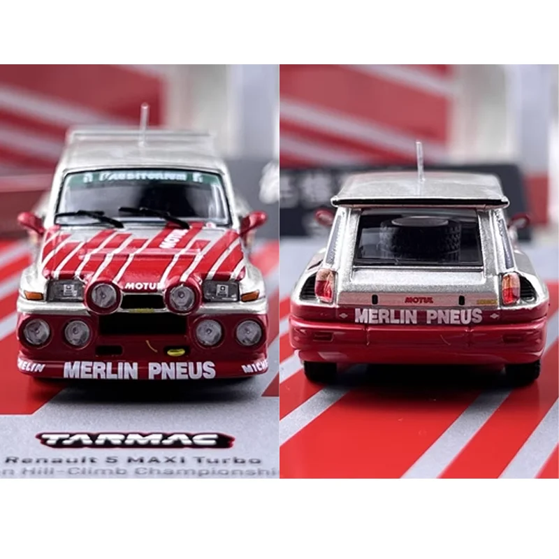 Tarmac Works 1/64 Renault 5 MAXI Turbo aleación de juguete vehículo de Motor Diecast Metal modelo regalos