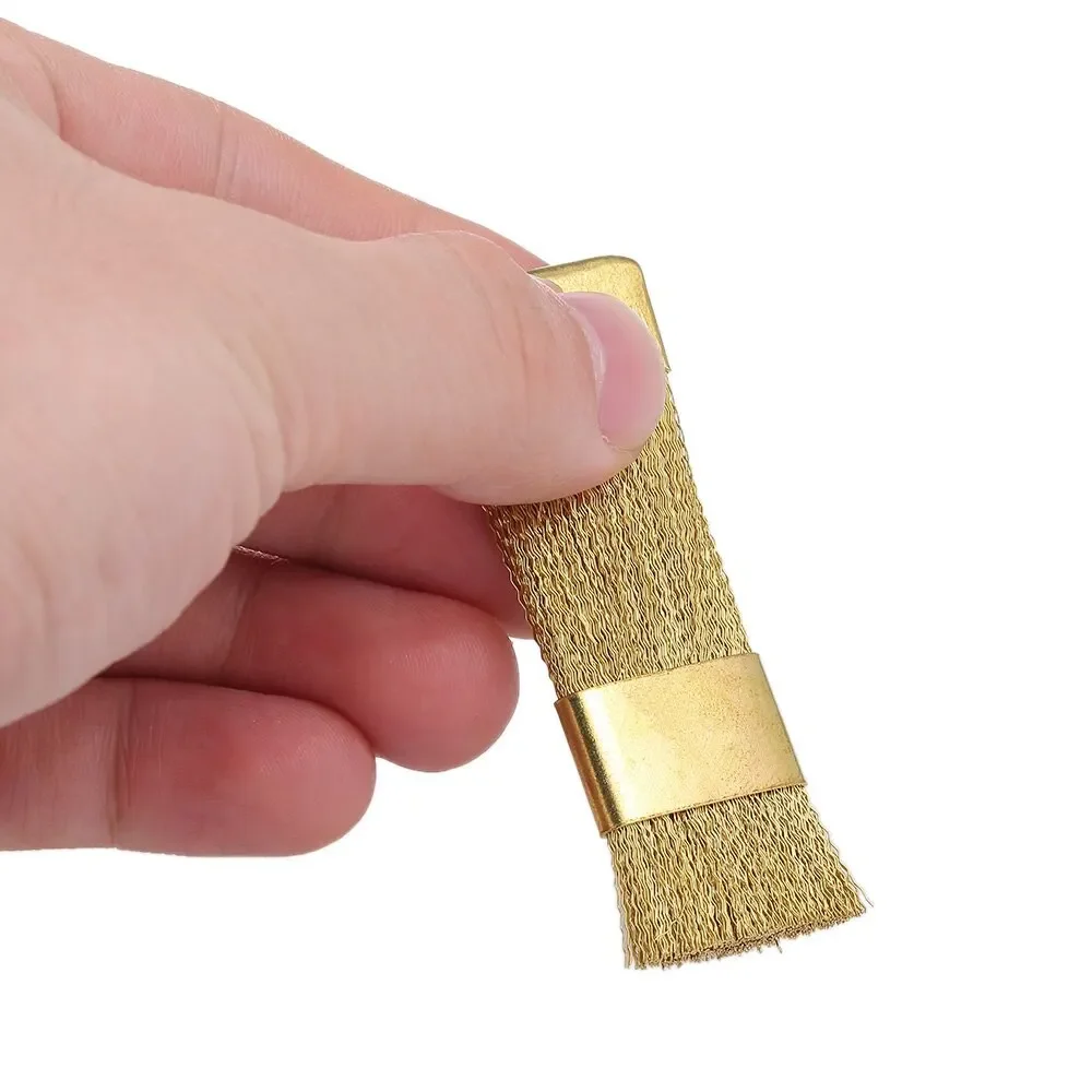 1 ชิ้นเจาะเล็บ Bits แปรงทําความสะอาดแปรงลวดทองแดงสําหรับแปรงแต่งเล็บไฟฟ้า