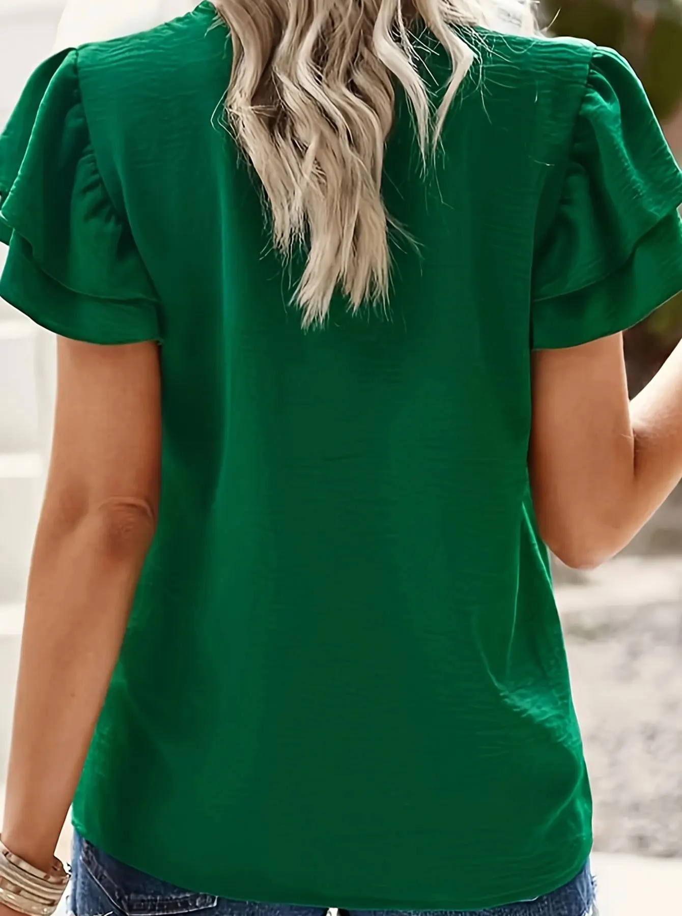 เสื้อเชิ้ตผู้หญิงไซส์ใหญ่สีเขียว เสื้อเชิ้ตฤดูร้อนเก๋ไก๋ เสื้อเชิ้ตลำลอง เสื้อเชิ้ตแฟชั่นผู้หญิง สีเขียว