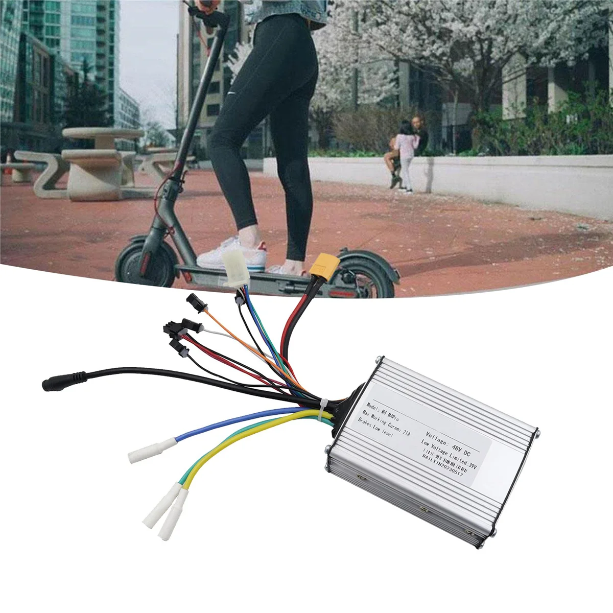 48V 21A Electric Scooter Brushless Controller+TF-100 6Pin LCD Meter for KUGOO Kukirin M4/M4 Pro Repair Parts