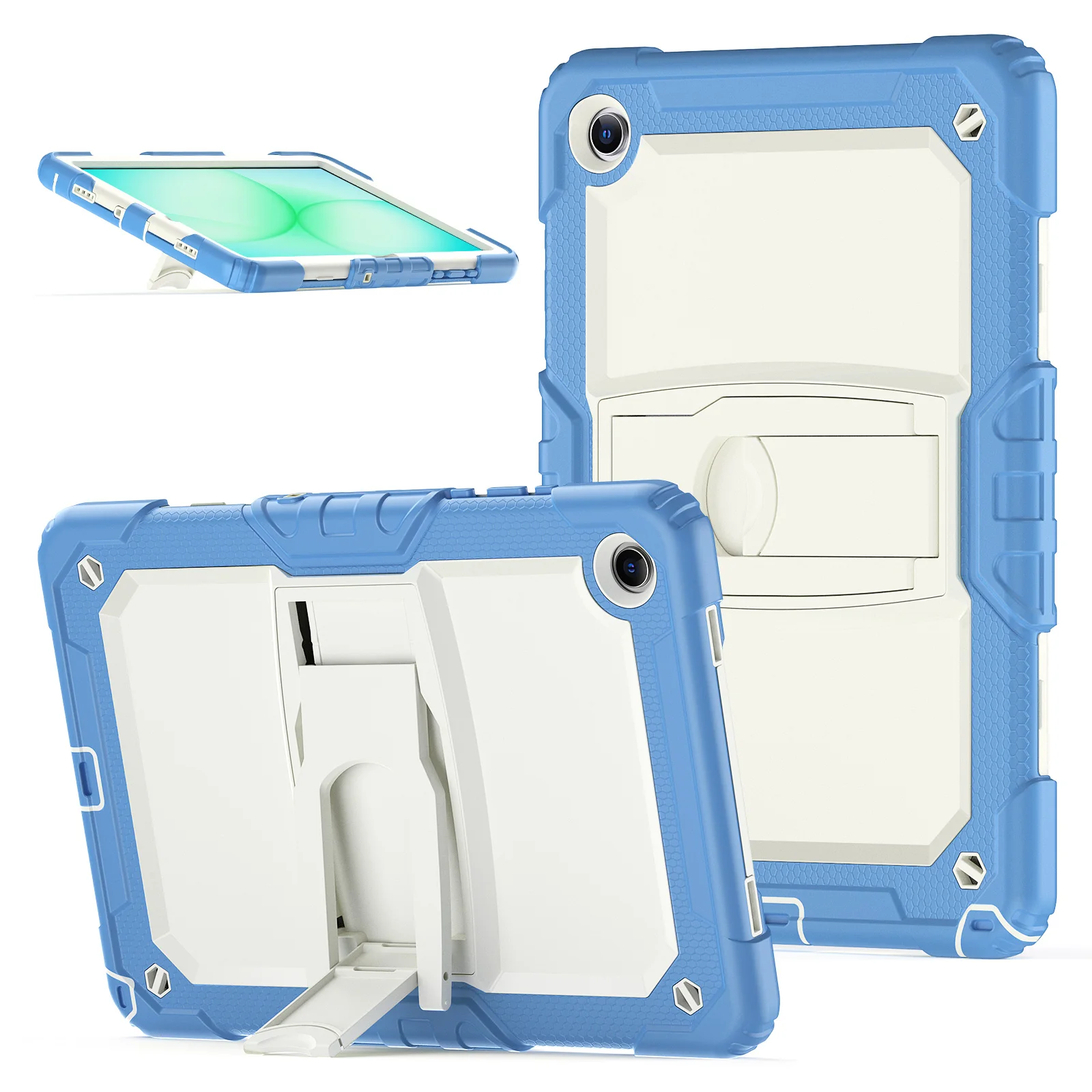 

Shockproof Case for Samsung Galaxy Tab A11 Plus 2025 11" & A9 Plus 2023, 3-in-1 Drop-Proof Shell with Detachable Shoulder Strap