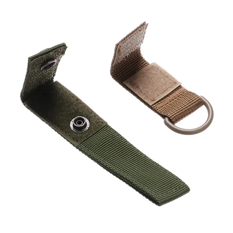 1/3 Stück Nylon-Molle-Band Hochfeste Aufhängegurte Schnallen-Schlüsselhaken Clip Gürtelhaken Wander- und Kletterkarabiner