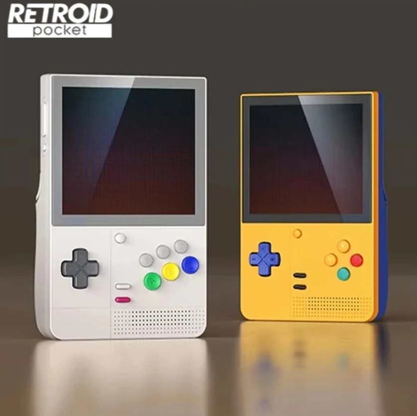 

Retroid Pocket Classic Game Console 1240*1080 AMOLED 500Nits 3.92" Screen Custom 6 Keys 5000mAh Retro Handheld Game Console