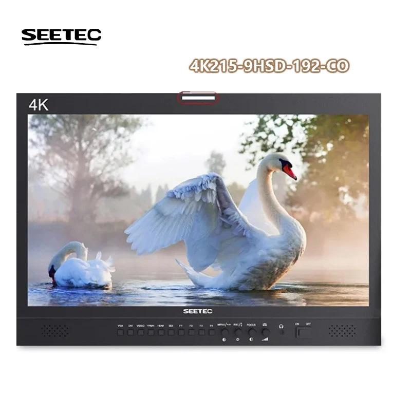 SEETEC-Monitor de transmisión IPS de 21,5 pulgadas, 4K215-9HSD-192-CO, 4K, FHD, 3G-SDI, HDMI, Monitor LCD de transporte para monitoreo de videovigilancia de Director