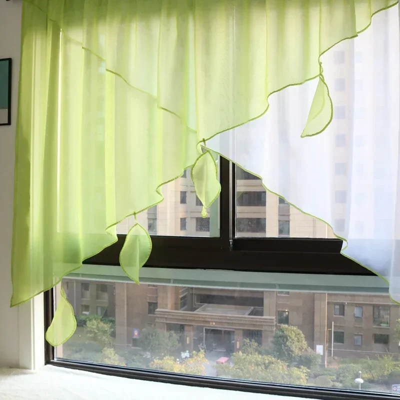Morden Tulle Pendant Design Curtains, Excellent Voile, Living Room, Kitchen, Balcony, Window, Fashion, Home Decor