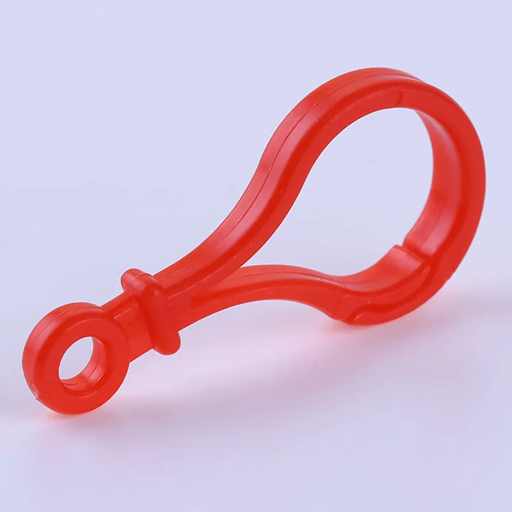 100Pcs Plastic Lobster Key Clasp Hooks Candy Color Hanging Key Rings Adjustable Strap Bracelet Making Crafts DIY Accessories