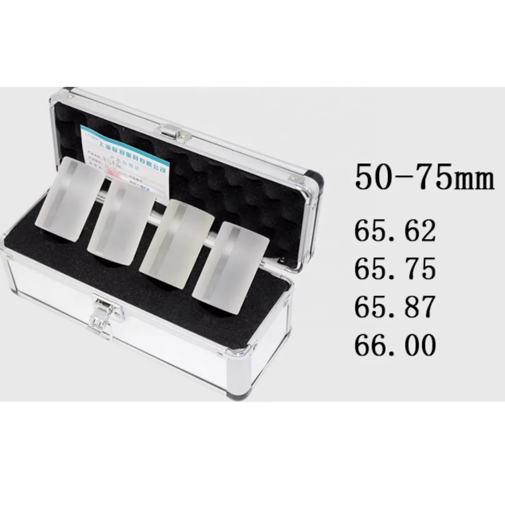 50-75mm Optical Flat Crystal Double Lens Flat Strip Tester Flatness Detector