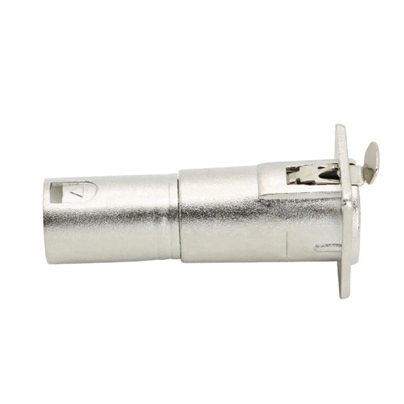 مقبس معدني من النوع D ثلاثي النواة من ABMF لقاعدة تركيب محول اتصال الصوت XLR