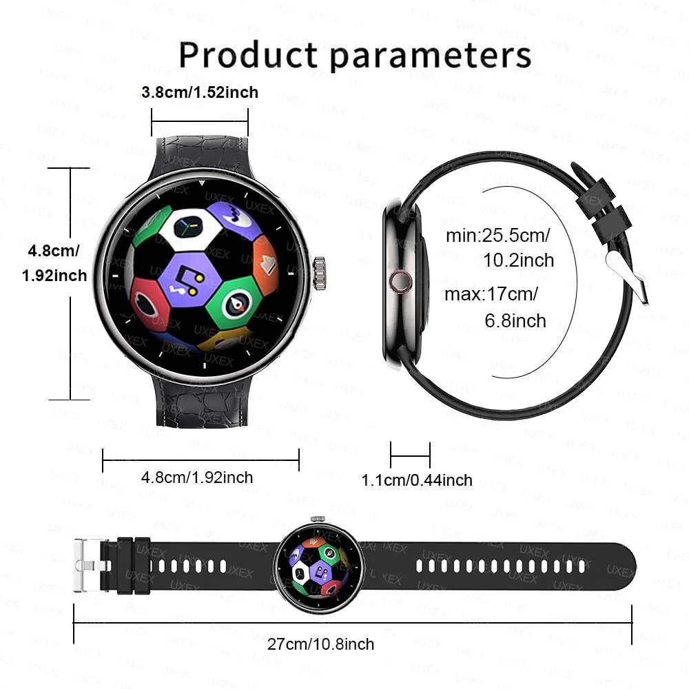 Fashion Plus Smartwatch Masculinos عرض كامل الشاشة اليوم هدية مكالمة لاسلكية الصحة المقتفي مخصص صور Pro ساعة السيدات الجديدة