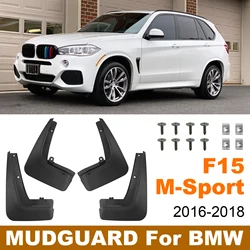 Car Mud Flaps For BMW X5 F15 F85 M-Sport 2016 2017 2018 Mudguard Front Rear Fender Splash Guards Mudflaps Fit W/o Running Board