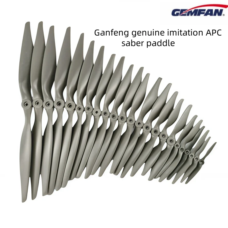 Una colección completa de hélices de aviones modelo originales de Ganfeng Horse Blade: 6x4, 7x5, 8x4, 8x6, 9x6, 10x7, 12x6