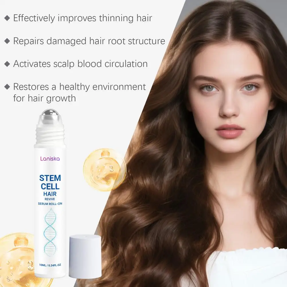 Nourishing Scalp Roll-on Serum Massage Relief Scalp Refreshing Strengthen Hair Roots Long-lasting Voluminous Hair Care Essence