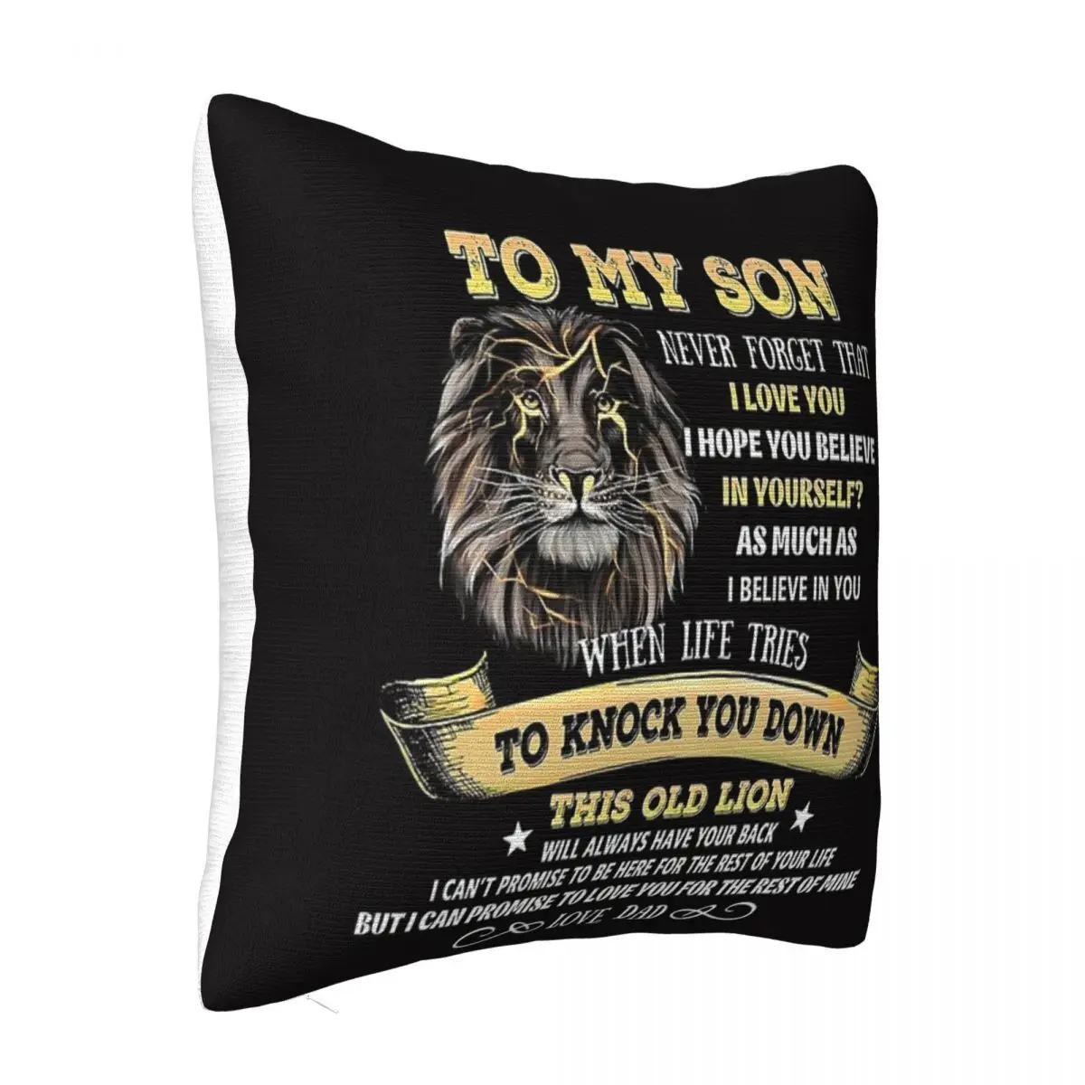 Gift To My Son From Dad Home Decor Decorative Pillow Decoration For Bedroom Pillow Case Pillow Cover