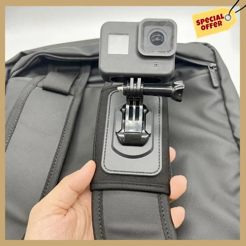 Вращающийся зажим для рюкзака, плечевой ремень для рюкзака для камеры Gopro 10, 9, 8, 7, 6, 5, запасные части для экшн-камеры