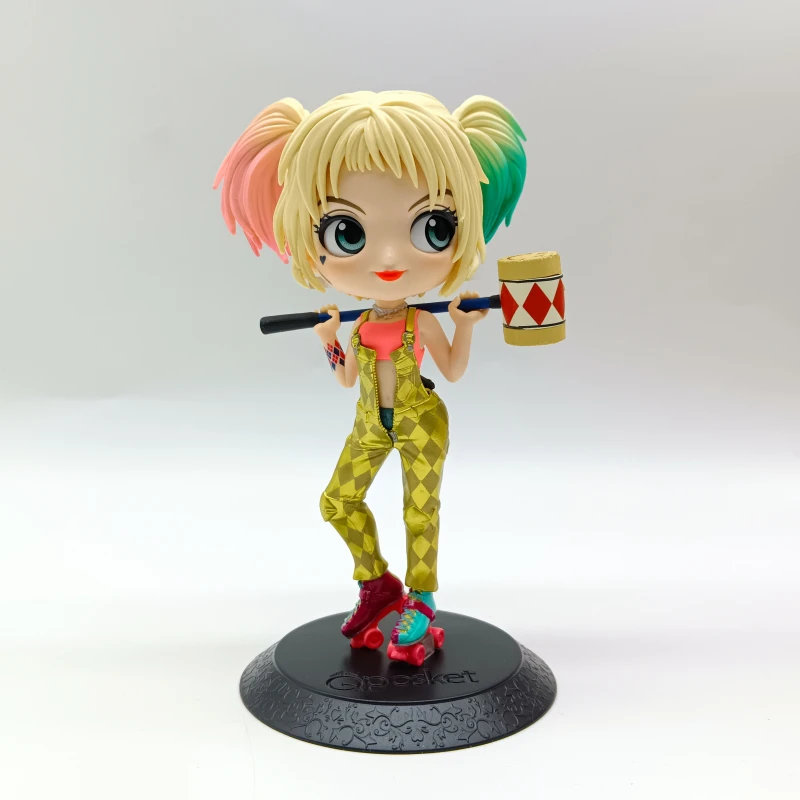 Ornamento de figura de pássaros de prey - Harley Quinn (Joker Girl) Anime Boneca periférica brinquedo colecionável