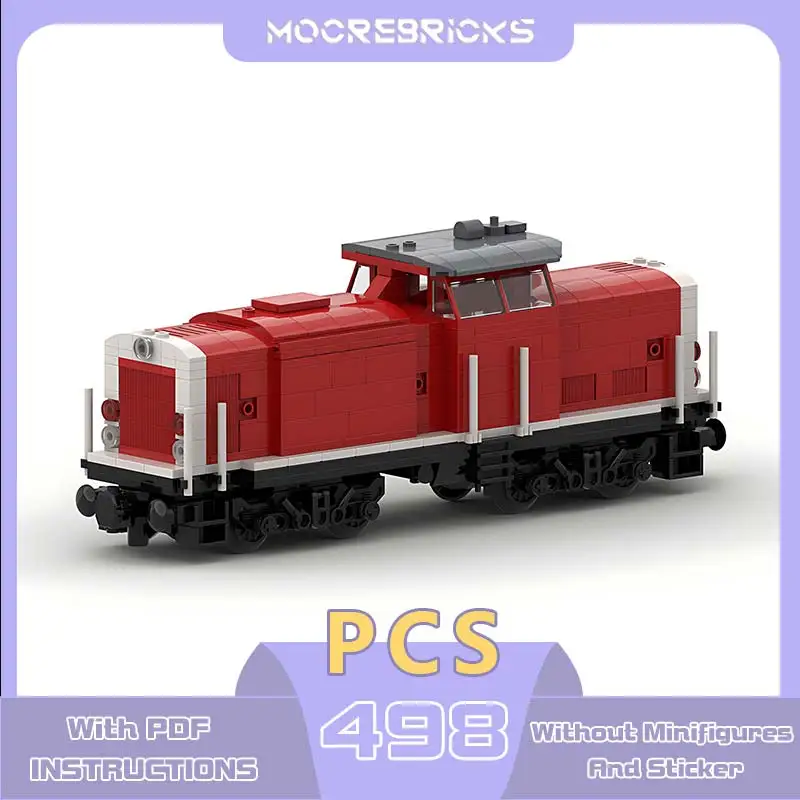 Transportation Series DB-Baureihe V100 Building Blocks Train Toy Model Small Particle Bricks Desktop Decoration Kids Gift